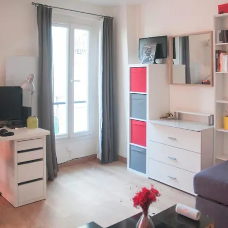 Studio 21 Mquiet And Bright For 2 In Paris
